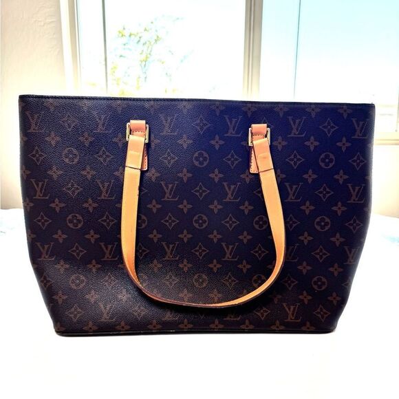 Louis Vuitton Handbags - Authentic LOUIS VUITTON Vintage Luco Tote Bag Monogram Brown Logo LV